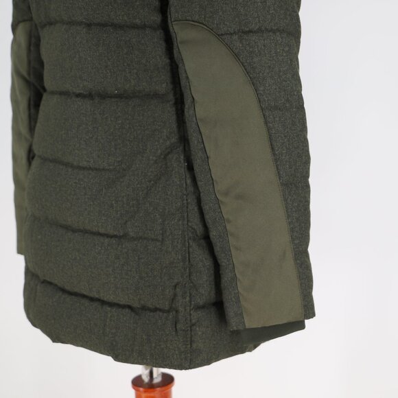 BARBOUR Goldfinch Quilted Padded Jacket Elbow Patch in Olive Size US 6 - Picture 8 of 15